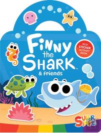 Super Simpleâ„¢ Finny The Shark & Friends Jelly Sticker Playset (Includes 20 Reusable Stickers!)