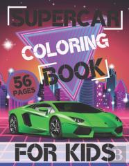 Supercar Coloring Book For Kids