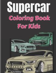 Supercar Coloring Book For Kids