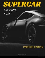 Supercar Coloring Book