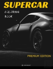 Supercar Coloring Book
