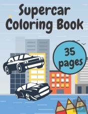 Supercar Coloring Book