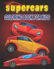 Supercars Coloring Book For Kids