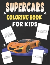 Supercars Coloring Book For Kids