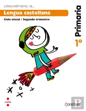 Supercompetentes En... Lengua Castellana. 1 Primaria, 2 Trimestre. Construïm. Cuaderno