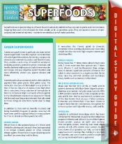 Superfoods (Speedy Study Guides)