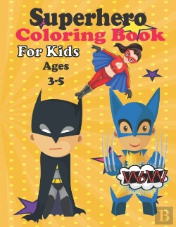 Bertrand.pt - Superhero Coloring Book For Kids Ages 3-5