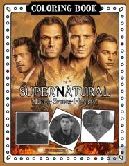Supernatural Lines Spirals Hearts Coloring Book