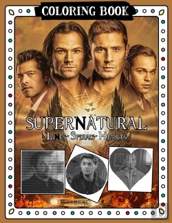 Bertrand.pt - Supernatural Lines Spirals Hearts Coloring Book