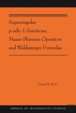 Bertrand.pt - Supersingular P-Adic L-Functions, Maass-Shimura Operators And Waldspurger Formulas