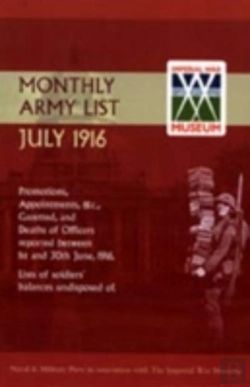 Bertrand.pt - Supplement To The Monthly Army List July 1916
