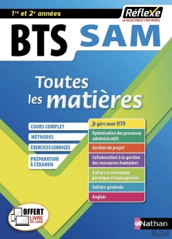 Bertrand.pt - Support A L'Action Manageriale - Bts Sam 1 Et 2 (Toutes Les Matieres - Reflexe N 9) - 2019 - Volume