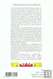 Sur Dada : Essai Sur L'Experience Dadaiste De L'Image