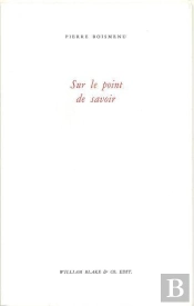 Sur Le Point De Savoir