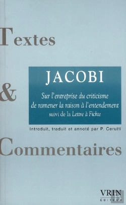 Bertrand.pt - Sur L'Entreprise Du Criticisme De Ramener La Raison À L'Entendement ; La Lettre À Fichte