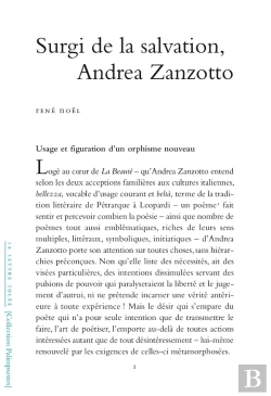 Bertrand.pt - Surgi De La Salvation, Andrea Zanzotto