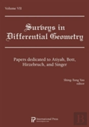 Surveys In Differential Geometry Vol 7