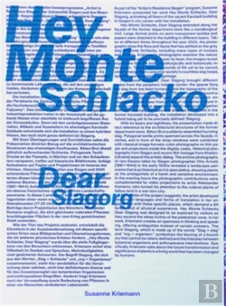 Bertrand.pt - Susanne Kriemann Hey Monte Schlacko, Dear Slagorg /Anglais/Allemand
