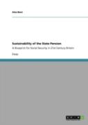 Sustainability Of The State Pension