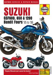Suzuki Gsf600, 650 & 1200 Bandit Fours (95 - 06) Haynes Repair Manual