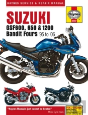 Suzuki Gsf600, 650 & 1200 Bandit Fours (95 - 06) Haynes Repair Manual