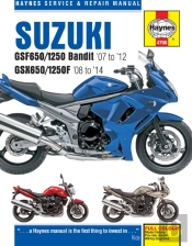 Suzuki Gsf650/1250 Bandit & Gsx650/1250f (07-14) Haynes Repair Manual