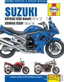 Bertrand.pt - Suzuki Gsf650/1250 Bandit & Gsx650/1250f (07-14) Haynes Repair Manual