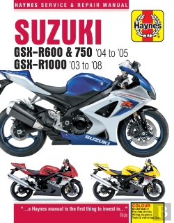 Bertrand.pt - Suzuki Gsx-R600/750 (04 - 05) & Gsx-R1000 (03 - 08) Haynes Repair Manual