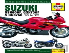 Suzuki Gsx600/750f & Gsx750 (98 - 03) Haynes Repair Manual