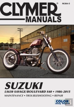 Bertrand.pt - Suzuki Ls650 Savage Boulevard S40 Motorcycle (1986-2015) Clymer Repair Manual