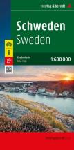 Sweden Road Map 1:600,000