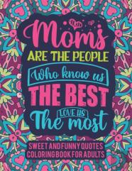 Sweet And Funny Quotes Coloring Book For Adults