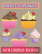 Sweet Cupcakes Coloring Book