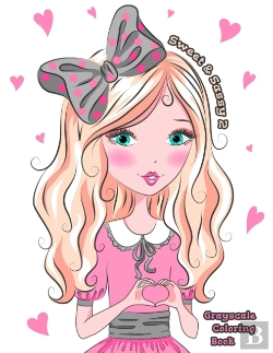 Bertrand.pt - Sweet & Sassy 2 Grayscale Coloring Book