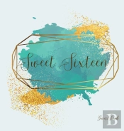 Sweet Sixteen Guest Book, Party Guest Book, Birthday Party Guest Book To Sign