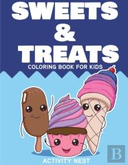 Sweets And Treats Coloring Book For Kids