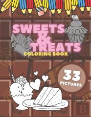Sweets And Treats Coloring Book