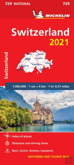 Bertrand.pt - Switzerland 2021 - Michelin National Map 729