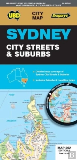 Bertrand.pt - Sydney City Streets & Suburbs Map 262 9th (Waterproof)