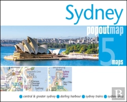 Bertrand.pt - Sydney Popout Map - Pocket-Size, Pop Up Map Of Sydney City Centre