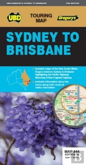 Sydney To Brisbane Map 244 10th Ed