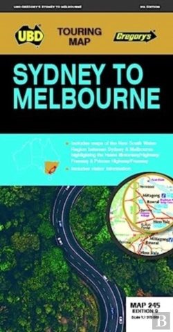 Bertrand.pt - Sydney To Melbourne Map 245 9th Ed