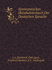Synonymisches Handworterbuch Der Deutschen Sprache