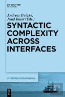 Syntactic Complexity Across Interfaces