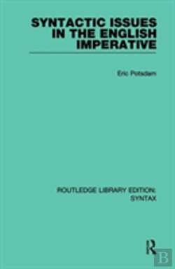 Bertrand.pt - Syntactic Issues In The English Imperative
