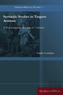 Syntactic Studies In Targum Aramaic
