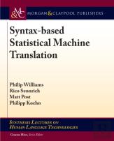 Syntax-Based Statistical Machine Translation