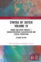 Syntax Of Dutch Volume Iv