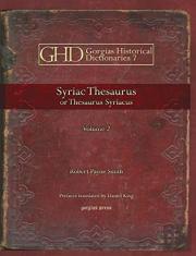 Syriac Thesaurus (Vol 3)