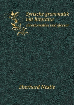 Bertrand.pt - Syrische Grammatik Mit Litteratur Chrestomathie Und Glossar